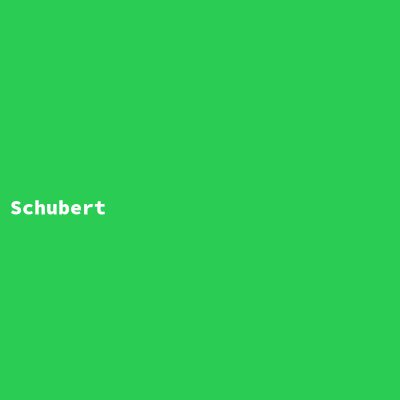 Hersteller: Schubert