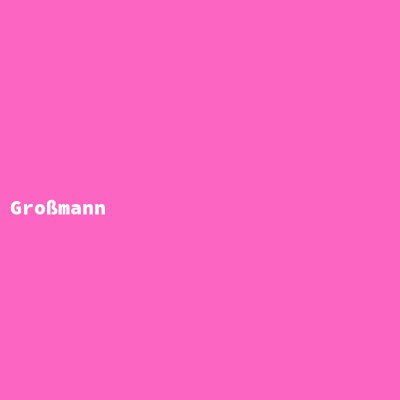 Hersteller: Großmann