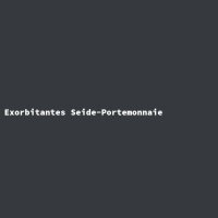 Exorbitantes Seide-Portemonnaie