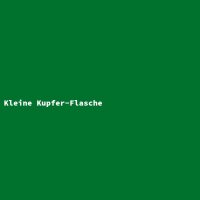 Kleine Kupfer-Flasche