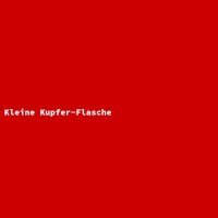 Kleine Kupfer-Flasche