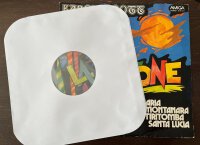 LP Innenhüllen gefüttert, 50 Stück, reinweiß, antistat, LP Schutzhüllen Papier