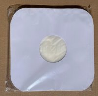 LP Innenhüllen gefüttert, 50 Stück, reinweiß, antistat, LP Schutzhüllen Papier
