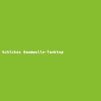 Schickes Baumwolle-Tanktop