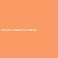 Schickes Baumwolle-Tanktop