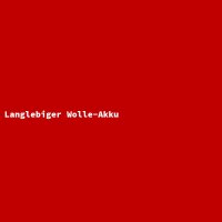 Langlebiger Wolle-Akku