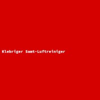 Klebriger Samt-Luftreiniger