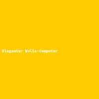 Eleganter Wolle-Computer